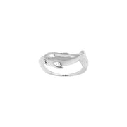 Small Dolphin Sterling Silver Ring by DiveSilver TRI2544