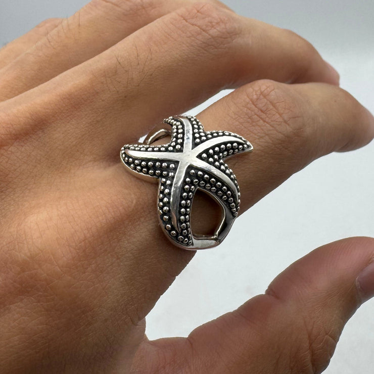 Starfish Sterling Silver Ring TRI2547