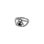 Peter Stone Trinity with AA Recovery Inlaid Stone Sterling Silver Ring TRI2548