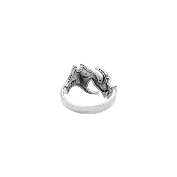 Manta Ray Couple Sterling Silver Ring by DiveSilver TRI2551