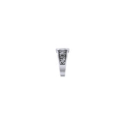 Harm None with Peace Symbols Sterling Silver Ring TRI2579