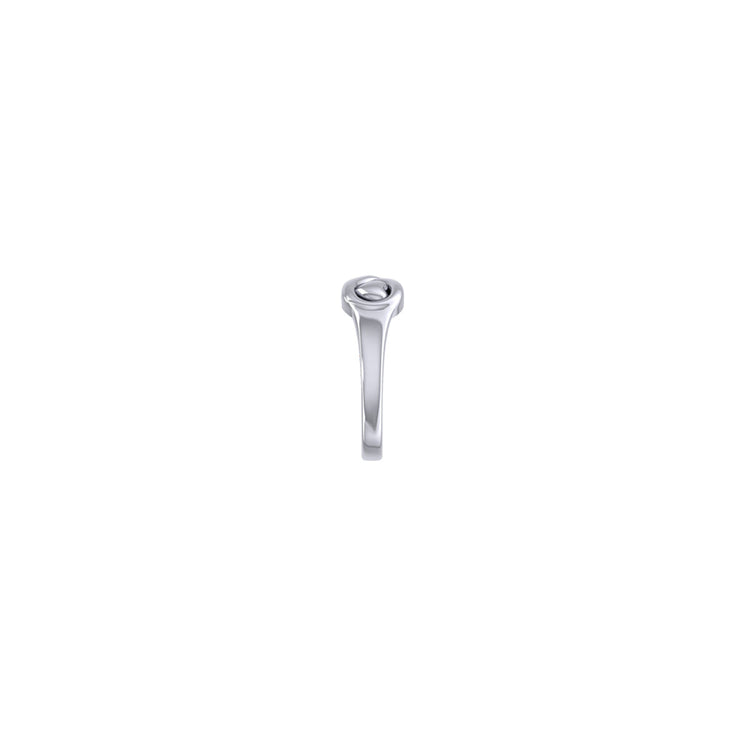 Peace Infinity Heart Sterling Silver Ring TRI2580