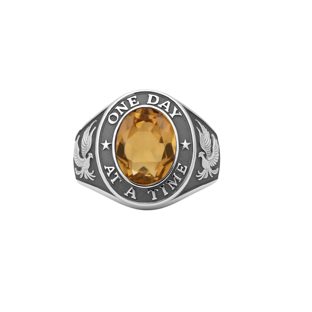 One Day at a Time with Phoenix Sterling Silver Ring with Gemstone TRI2593