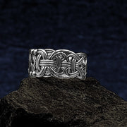 Viking Borre Celtic Silver Ring TRI573