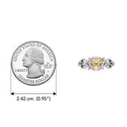 Silver Pentagram Pentacle Ring TRV1745 - Wholesale Jewelry