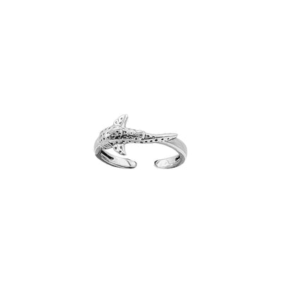 DiveSilver Whale Shark Sterling Silver Toe Ring TTR095