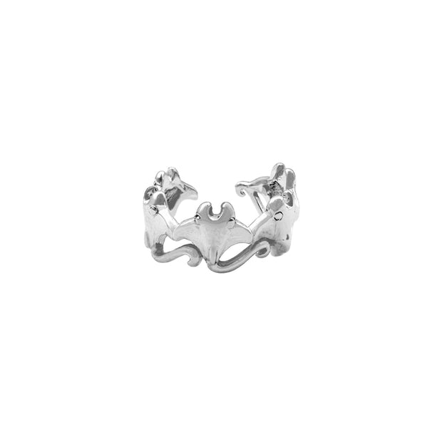 Manta Ray Group Sterling Silver Toe Ring by DiveSilver TTR100