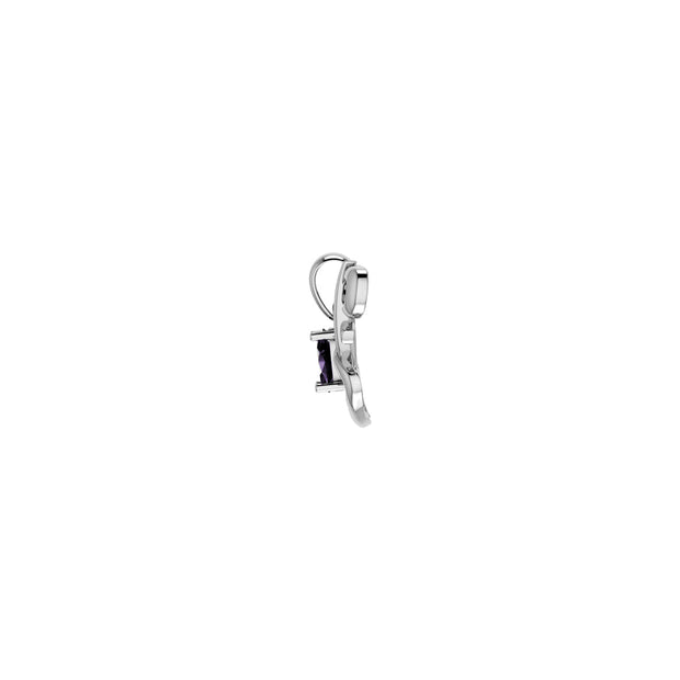 Peter Stone Identity Butterfly Solid Gold Pendant with Gemstone GPD6428