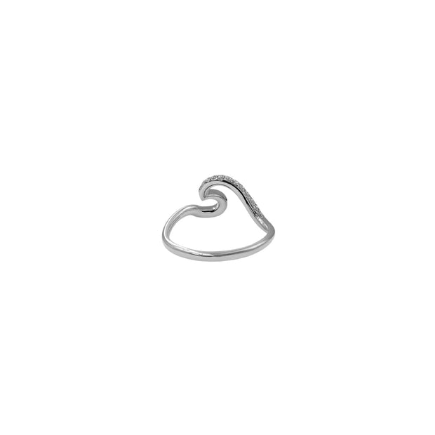 Wave with Octopus Tentacles Solid Gold Ring GRI2575