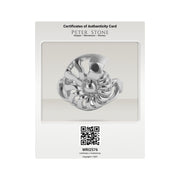 DiveSilver Nautilus and Wave Solid Gold Ring GRI2576