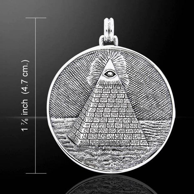Eye of Providence Pyramid Pendant TPD1113 - Wholesale Jewelry