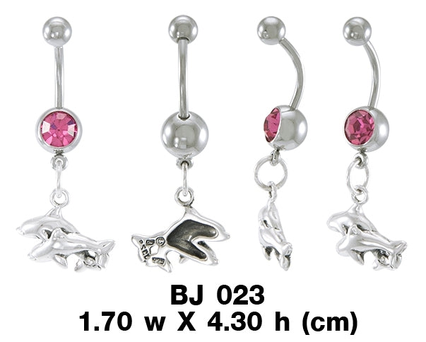 Double Dolphins Body Jewelry BJ023