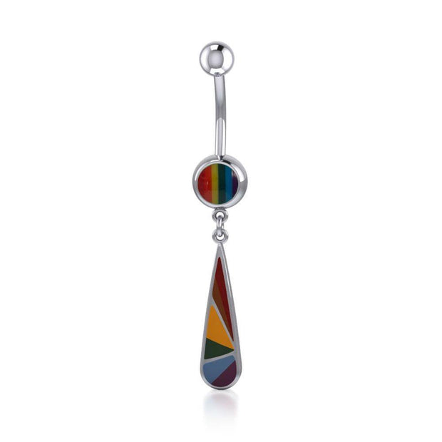 Rainbow Teardrop Body Jewelry BJ027