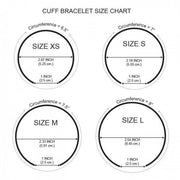 Small Cuff Bracelet TBA194 Custom Word