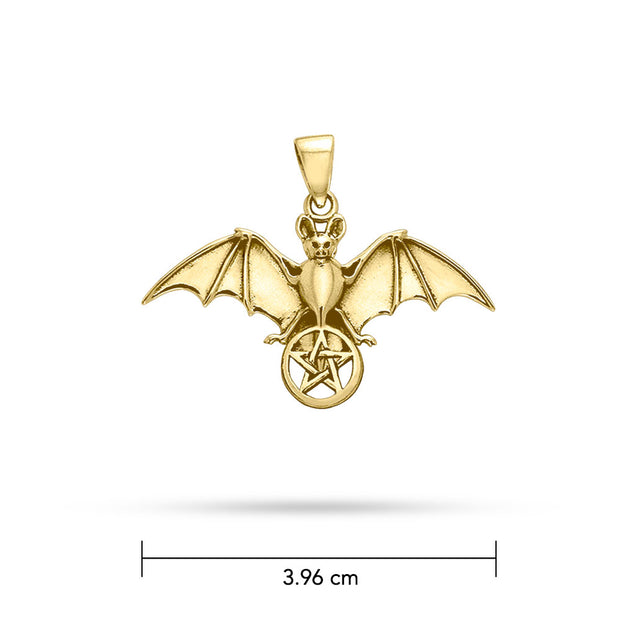 Bat and Star Gold Pendant GPD1078