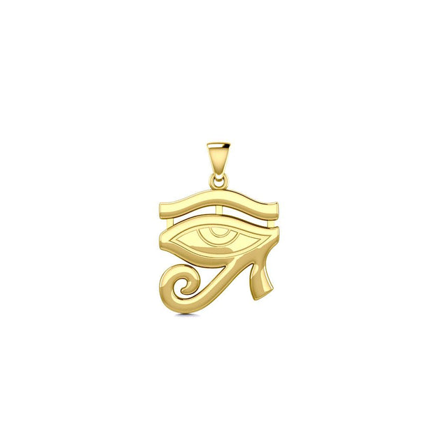 Beyond the symbolism of the Eye of Horus Solid Gold Pendant GPD5505