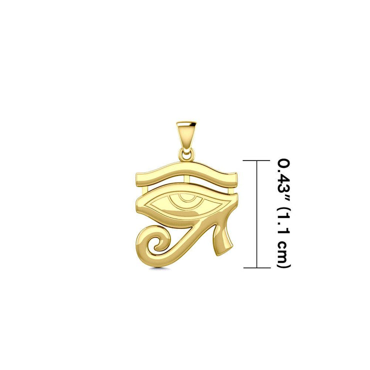 Beyond the symbolism of the Eye of Horus Solid Gold Pendant GPD5505