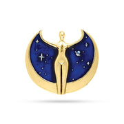 Oberon Zell Astra Star Goddess Pendant with Enamel GTP3198