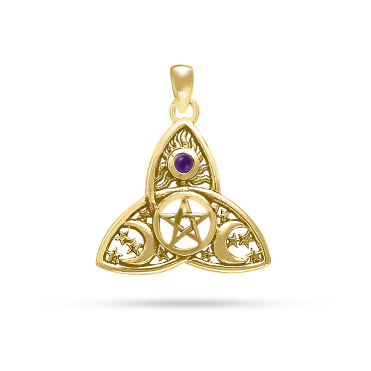 Magick Moon Gold Pendant GTP3268