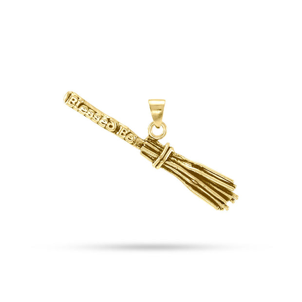 Gold Broomstick Pendant GTP3303