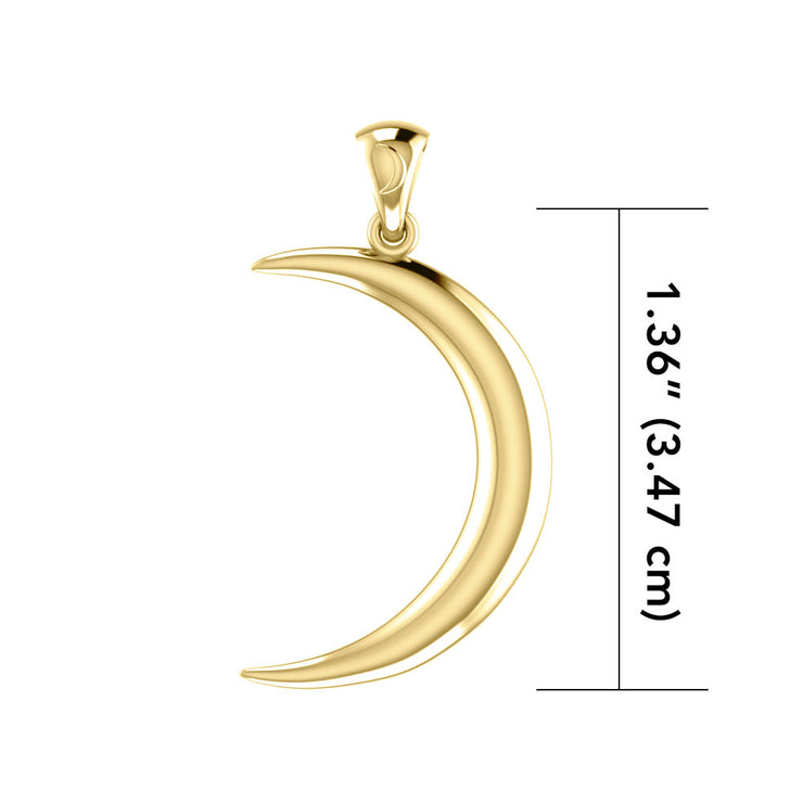 Magick Moon Gold Pendant GTP613