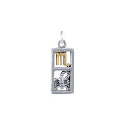 Scorpio Silver and Gold Charm MCM302