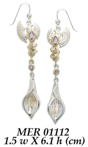 The Majestic Beauty of Calla Lily MER1112-Genuine Amethyst