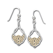 Celtic Knotwork Silver Earrings MER1259