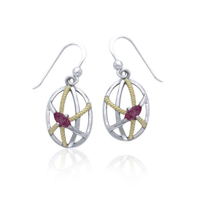 Contemporary Rope Design Earrings MER1253