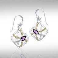 Contemporary Rope Design Earrings MER1254