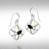 Contemporary Rope Design Earrings MER1254