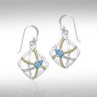 Contemporary Rope Design Earrings MER1254