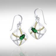 Contemporary Rope Design Earrings MER1254