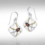 Contemporary Rope Design Earrings MER1254