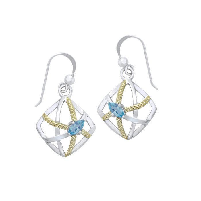 Contemporary Rope Design Earrings MER1254