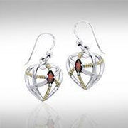 Contemporary with Rope Design Earrings MER1256