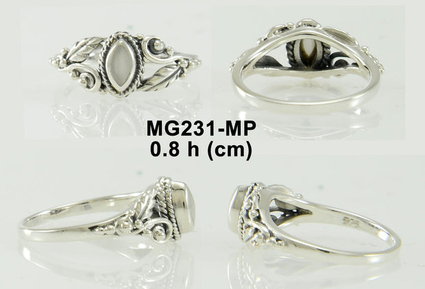 Leaf Silver Ring MG231