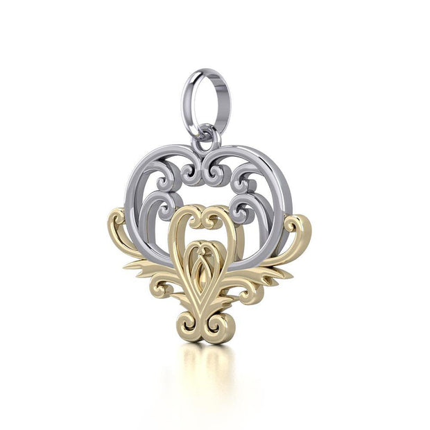 Tree of Life Silver and Gold Pendant MPD1096