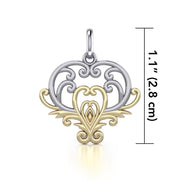 Tree of Life Silver and Gold Pendant MPD1096