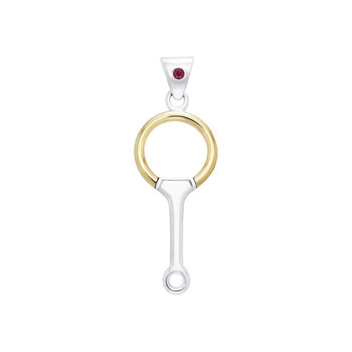 Eggbut Snaffle Horse Bits Pendant MPD2244