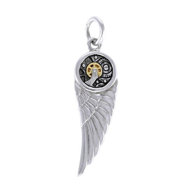 Wing Steampunk Silver and Gold Accent MPD3901