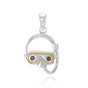 Memorable Sea Experience with a Dive Mask ~ Sterling Silver Pendant MPD694