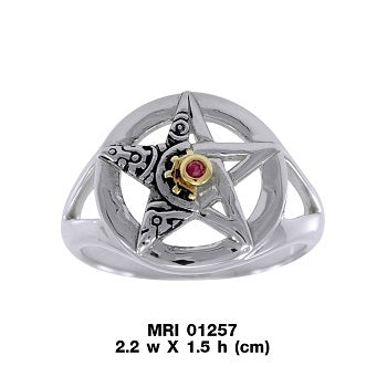The Star Steampunk Ring MRI1257