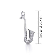 Saxophone Silver Charm SC517