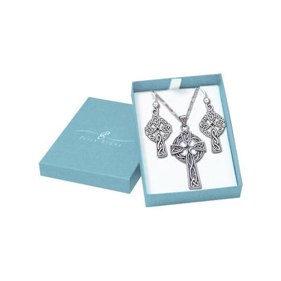 Guided by the Celtic Cross ~ Sterling Silver Jewelry SET052