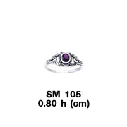 Gemstone & Silver Ring SM105