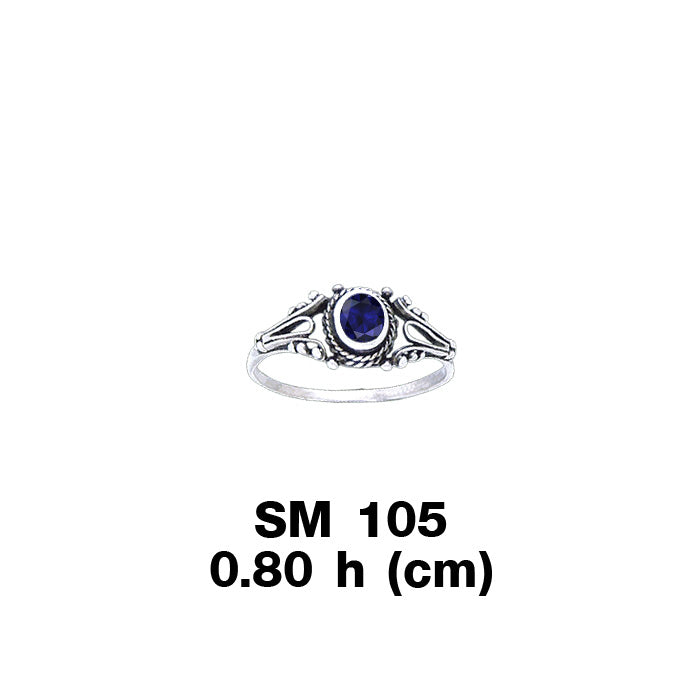 Gemstone & Silver Ring SM105