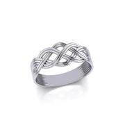 Banded Celtic Knotwork Ring SM226