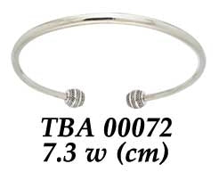 Justify For Bead Sterling Silver Cuff Bracelet TBA072