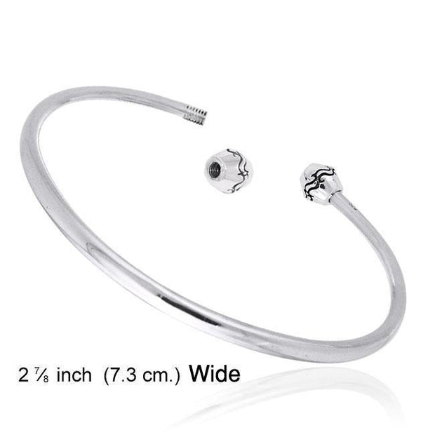 Elegance Sterling Silver Adjustable Bracelet for Bead TBA070